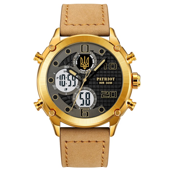 Patriot 017 Тризуб Золото Gold Light Brown