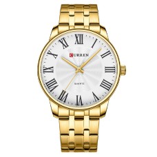 Curren 8422 Gold-White