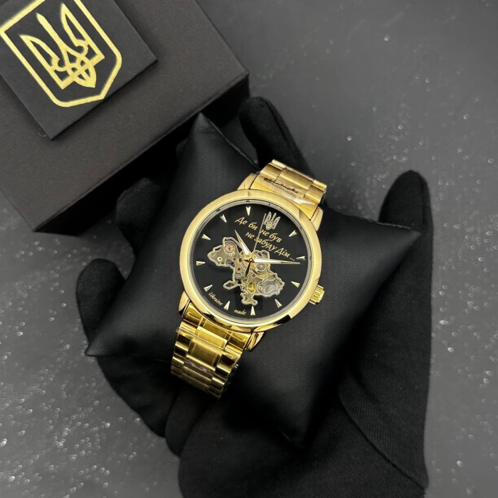 Patriot 022-3D Не Забуду Дім Gold-Black Steel