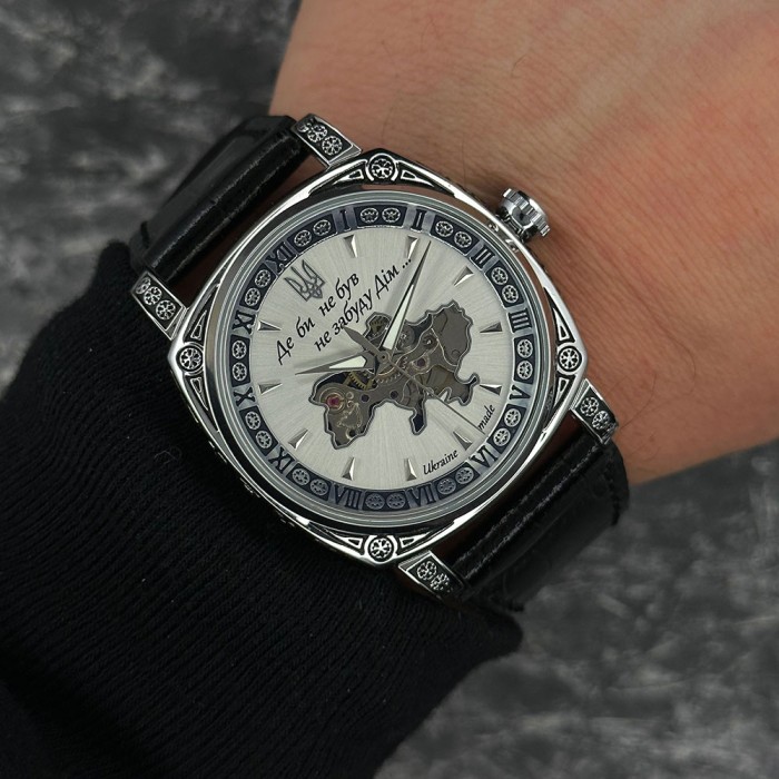 Patriot 021-3D Скелетон Не забуду дім Silver-White