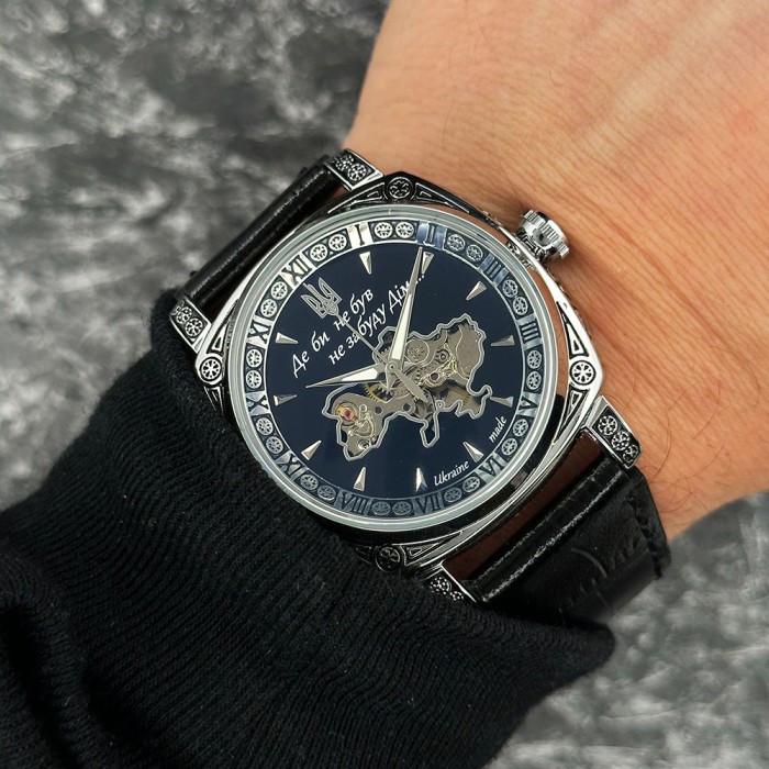 Patriot 021-3D Скелетон Не забуду дім Silver-Black