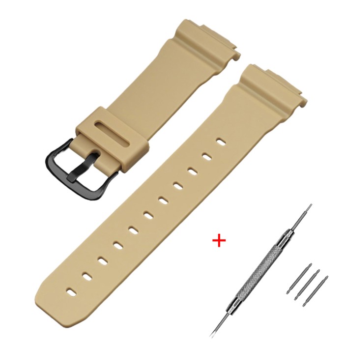 Ремінець для Casio G-Shock DW-6900 Beige BK