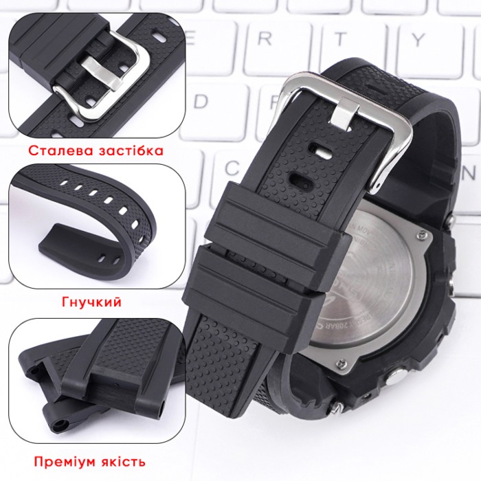 Ремінець для Casio G-Shock GST-W300 Dark Blue SI