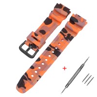 Ремінець для Casio G-Shock AQ-S800/AE-1200 Camo Orange BK