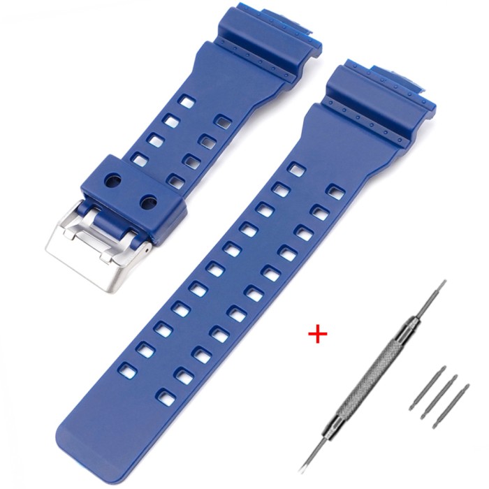 Ремінець для Casio G-Shock GA-100/110 Blue SI