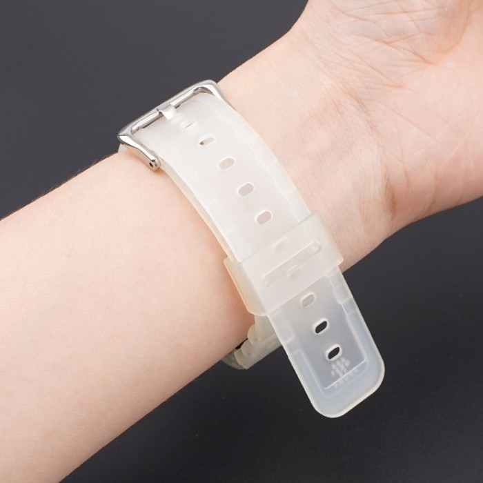 Ремінець для Casio G-Shock GA-2100/2110 Translucent Silver