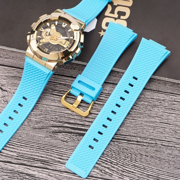 Ремінець для Casio G-Shock GA-100/110 Light Blue GD