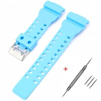 Ремінець для Casio G-Shock GA-100/110 Light Blue SI