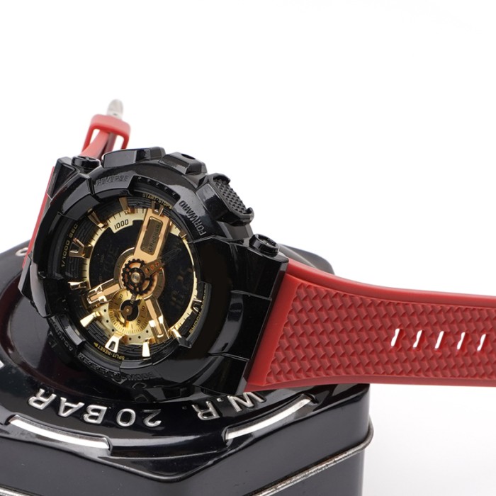 Ремінець для Casio G-Shock GA-100/110 Red BK