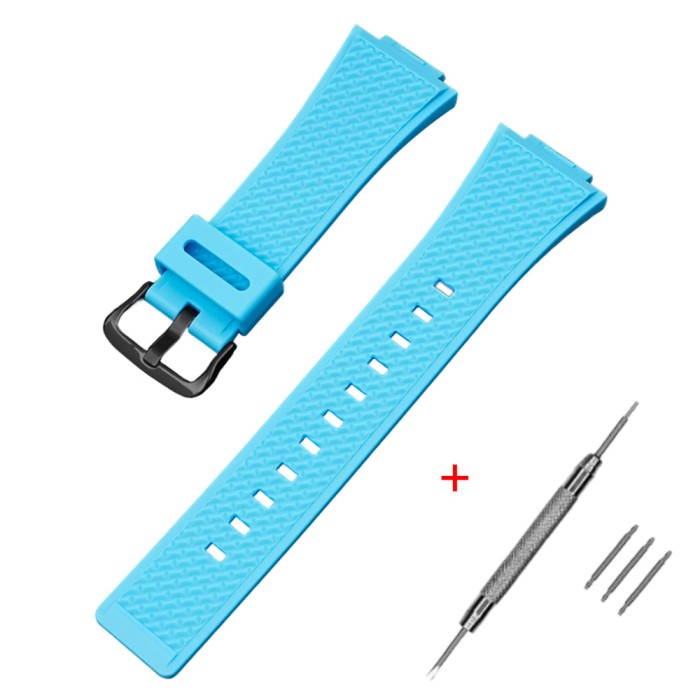 Ремінець для Casio G-Shock GA-100/110 Light Blue BK