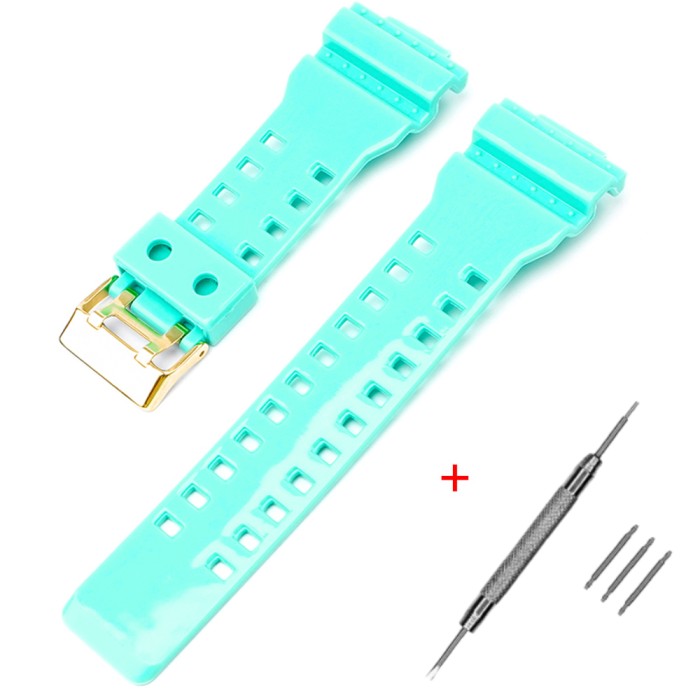 Ремінець для Casio G-Shock GA-100/110/120 Light Green-Glossy GD