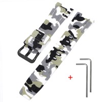 Ремінець для Casio G-Shock GST-W300 Camo White BK