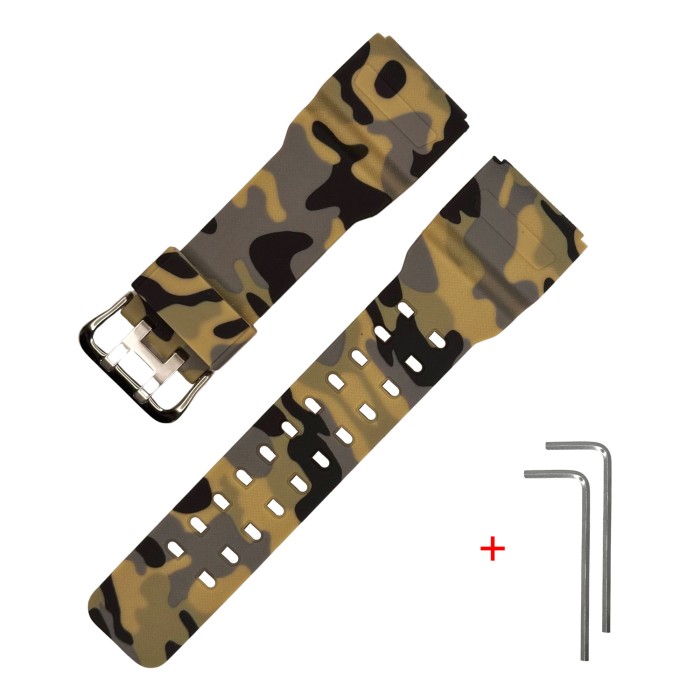 Ремінець для Casio G-Shock GG-1000/GWG-100/GSG-100 Camo Beige SI