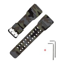 Ремінець для Casio G-Shock GG-1000/GWG-100/GSG-100 Camo Gray SI