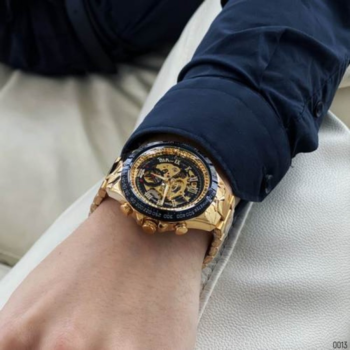 Winner 8067 Gold-Black-Black Red Cristal