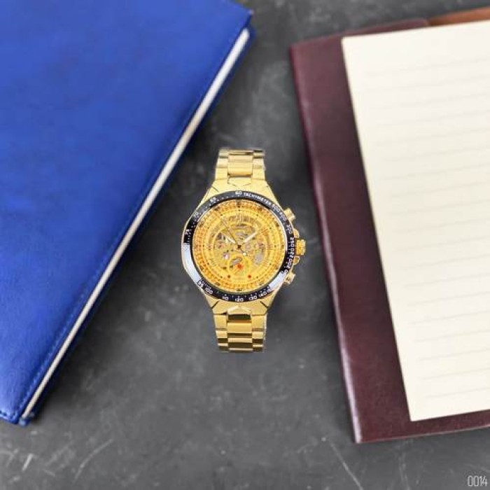 Winner 8067 Gold-Black-Gold Red Cristal