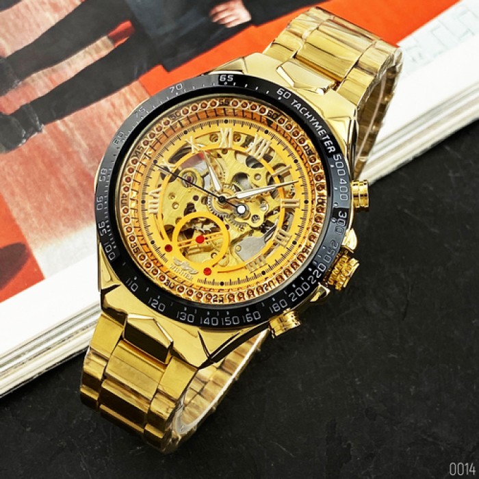 Winner 8067 Gold-Black-Gold Red Cristal