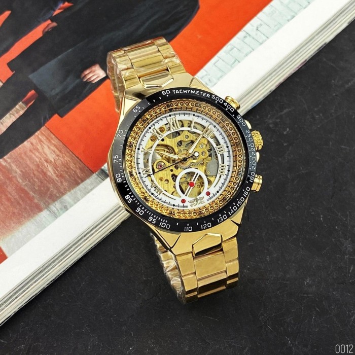 Winner 8067 Gold-Black-White Red Cristal