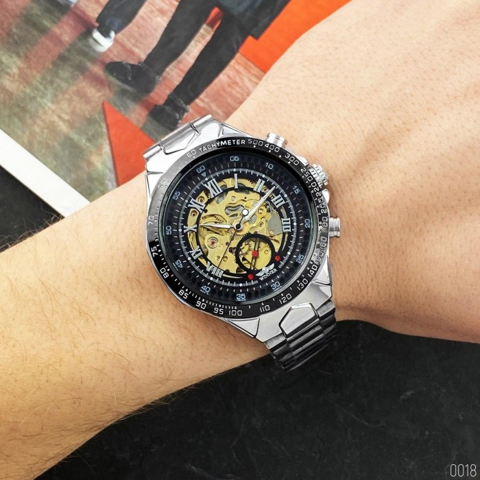 Winner 8067 Silver-Black-Gold Red