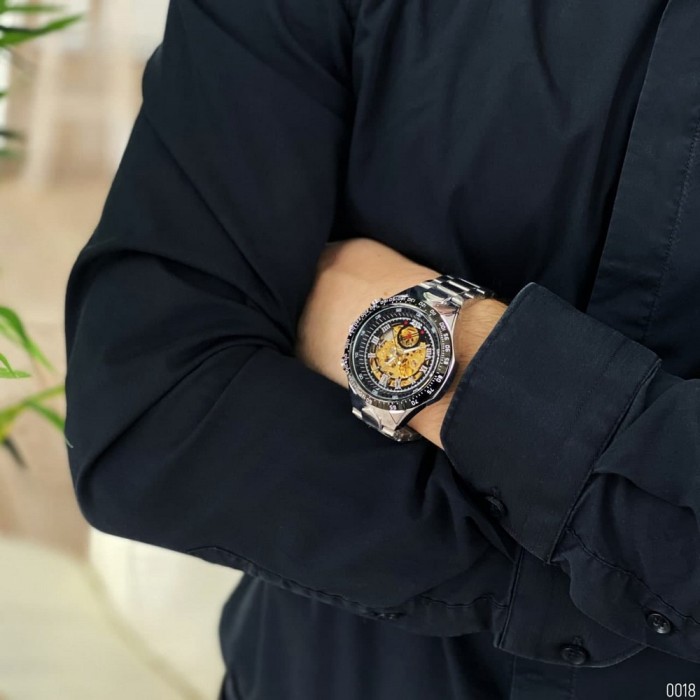 Winner 8067 Silver-Black-Gold Red