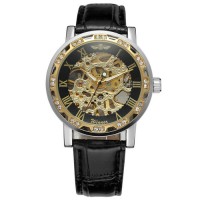 Winner 8012 Diamonds Automatic Black-Silver-Gold-Black