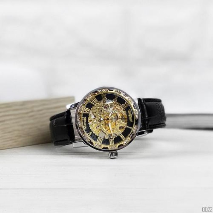 Winner 8012 Diamonds Automatic Black-Silver-Gold-Black