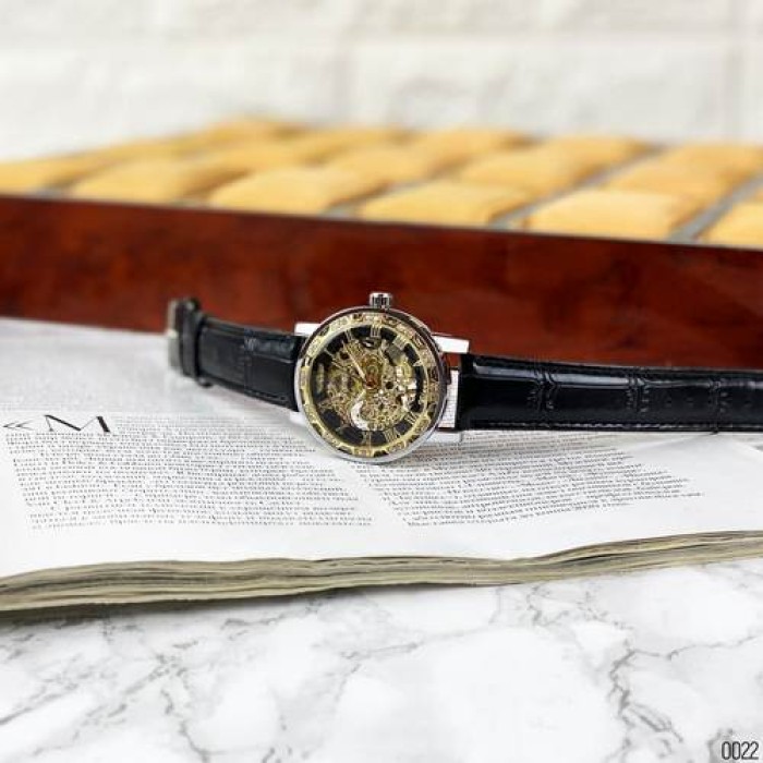 Winner 8012 Diamonds Automatic Black-Silver-Gold-Black