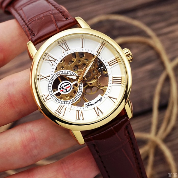 Forsining 8099 Brown-Gold-White