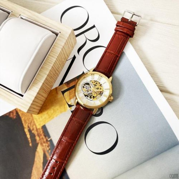 Forsining 8099 Brown-Gold-White