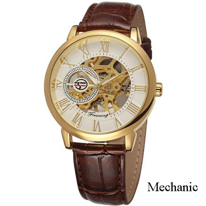 Forsining 8099 Brown-Gold-White