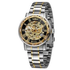 Winner 8012 Diamonds Automatic Silver-Black-Gold