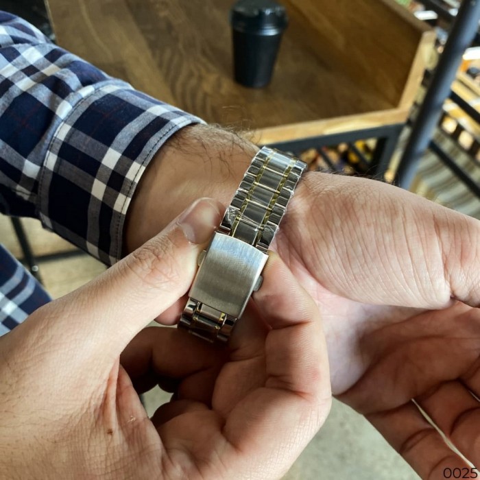 Winner 8012 Diamonds Automatic Silver-Black-Gold