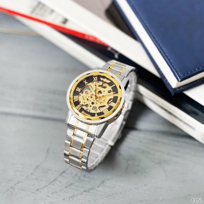 Winner 8012 Automatic Silver-Black-Gold