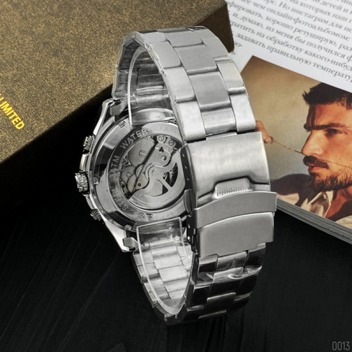 Forsining 8130 Silver-Black