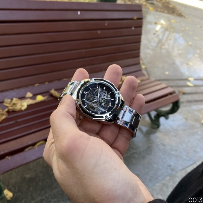 Forsining 8130 Silver-Black