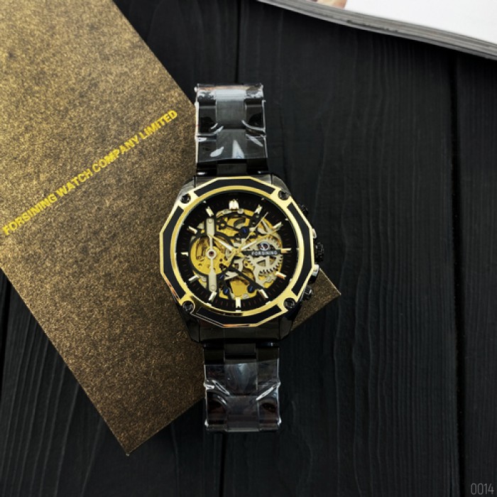 Forsining 8130 Black-Gold-Black