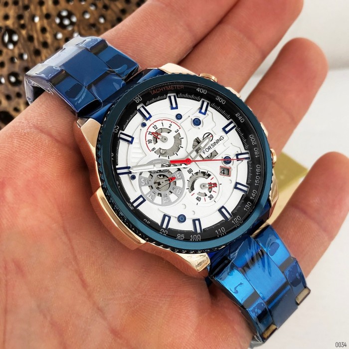 Forsining 6909 Blue-Cuprum-White