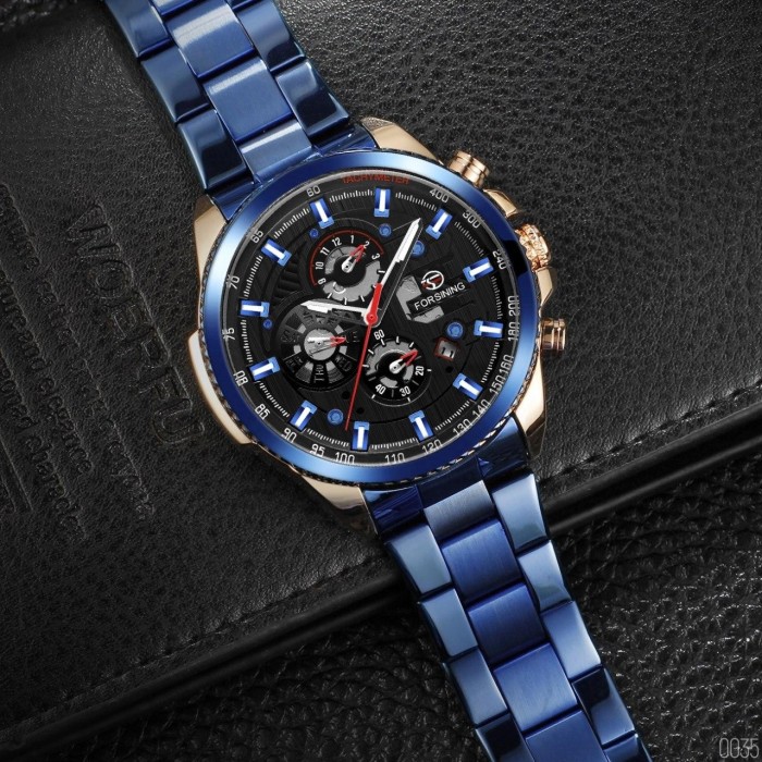 Forsining 6909 Blue-Cuprum-Black