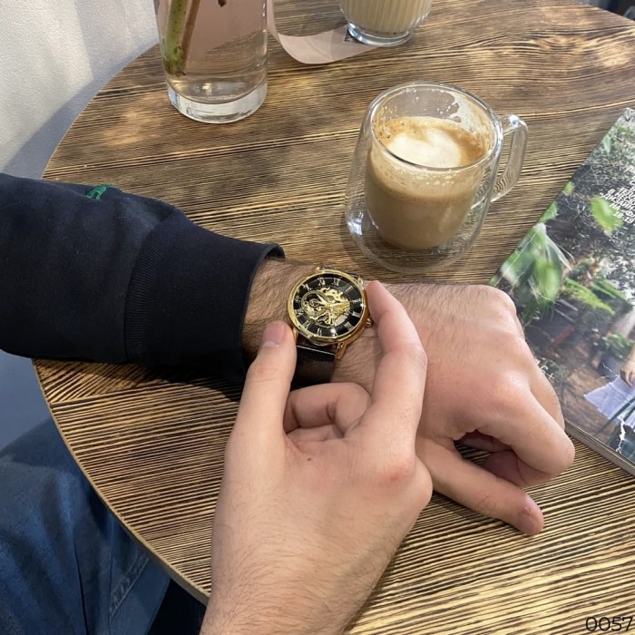 Forsining 8099  Black-Gold-Black