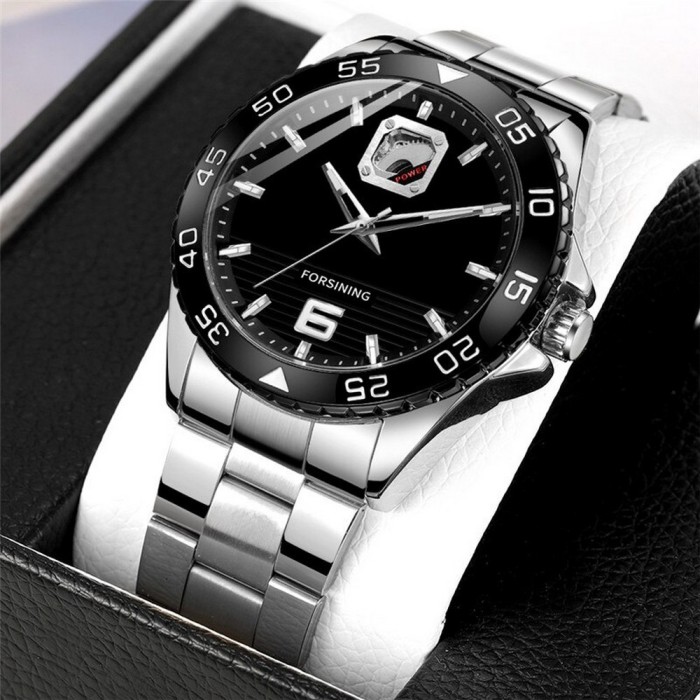 Forsining 8200 Silver-Black