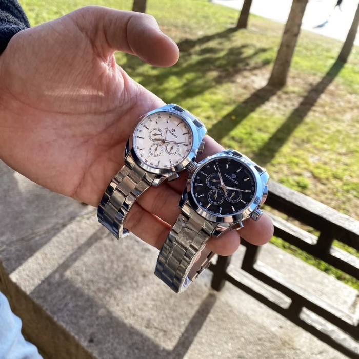 Forsining 6917 Silver-Black