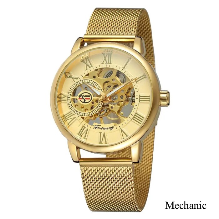 Forsining 8099M Gold-Gold Mesh Forsining 8099M Gold-Gold Mesh
