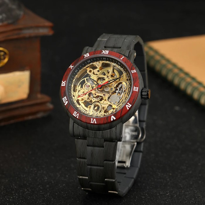 Forsining 8277 Black-Red-Gold