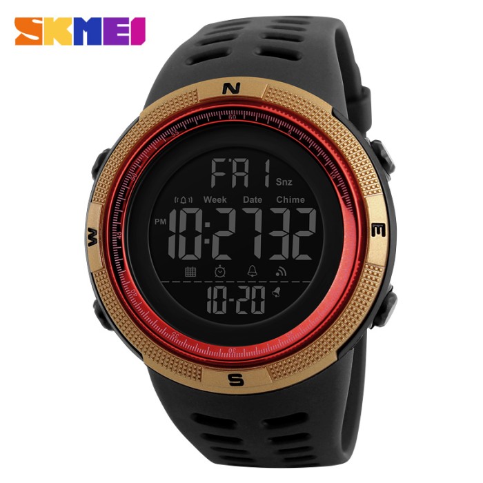 Skmei 1251GDRD Black-Gold-Red SALE Skmei 1251GDRD Black-Gold-Red SALE