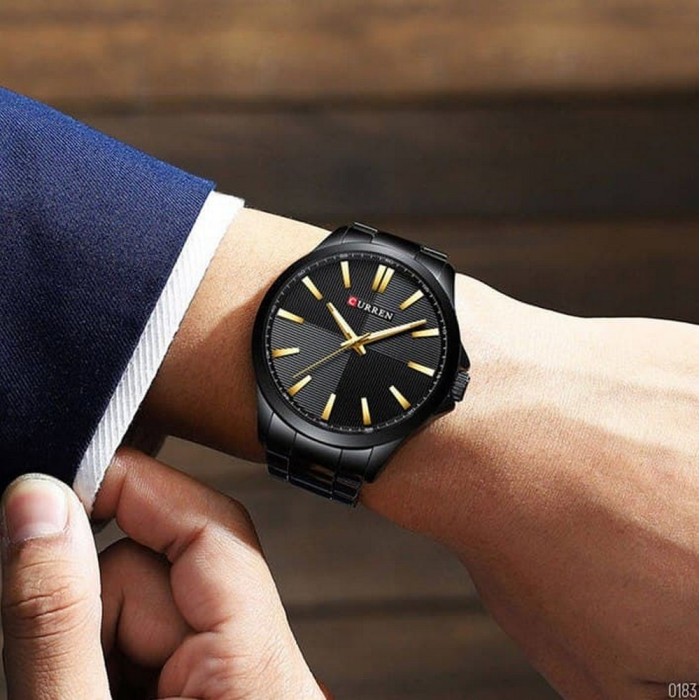 Curren 8322 Black-Gold