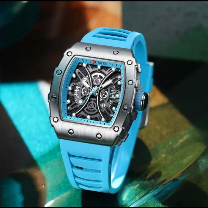 Curren 8438 Black-Light Blue