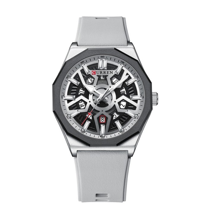 Curren 8437 Silver-White Curren 8437 Silver-White
