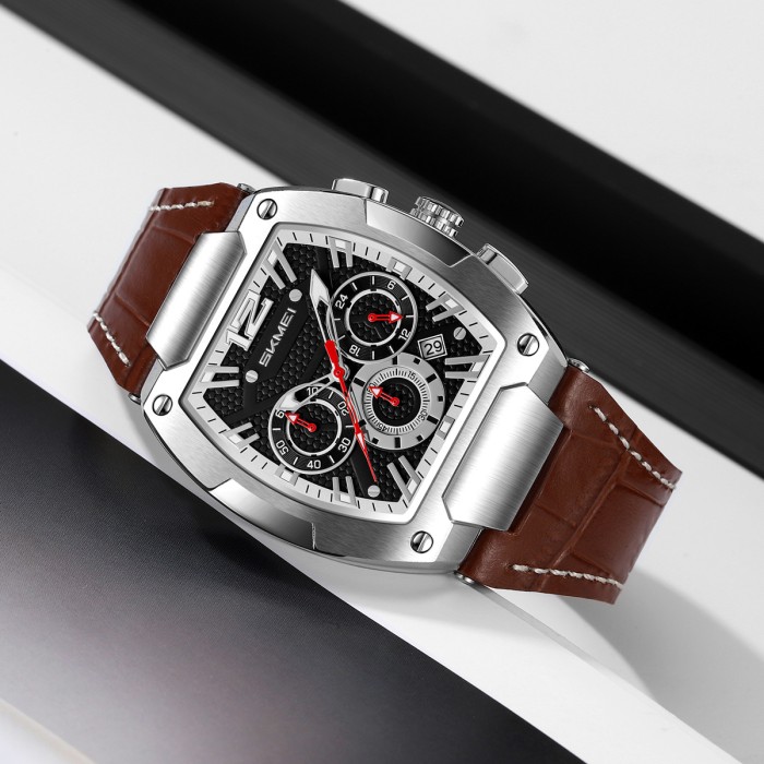 Skmei 9357SIBN Silver-Brown