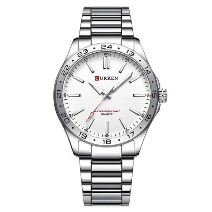 Curren 8452 Silver-White Curren 8452 Silver-White