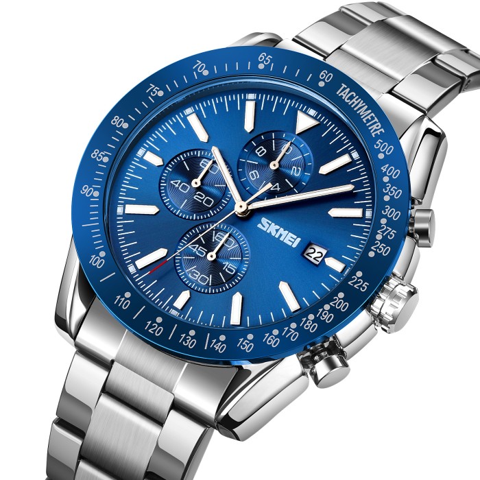 Skmei 9253SIBU Silver-Blue SALE